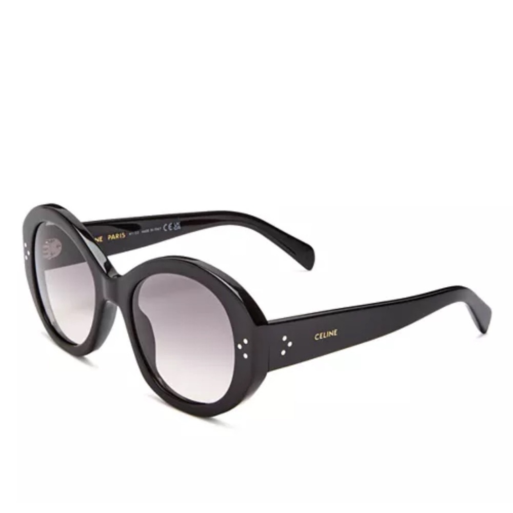 CELINE Bold 3 Dots Round Sunglasses, 53mm